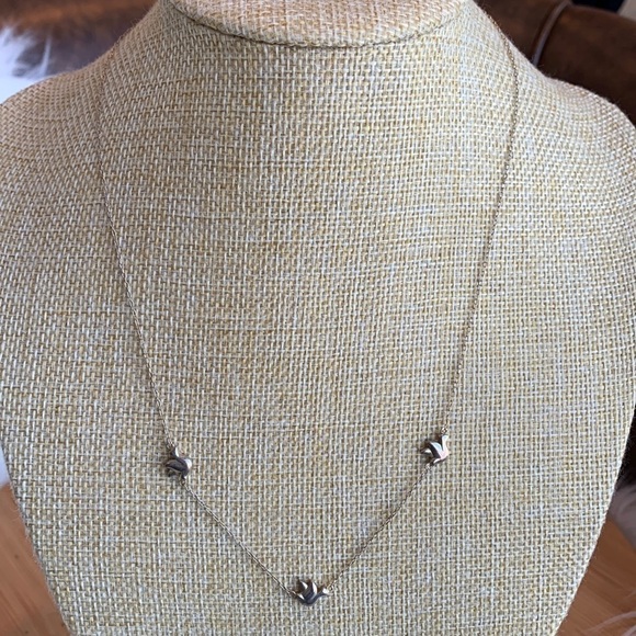 Thailand 925 FAS Silver 3 Dove Necklace - Picture 1 of 10